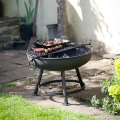 Classic Steel Fire Pit - 60cm -Garden Supply Discount Store ukfp0024 5 1