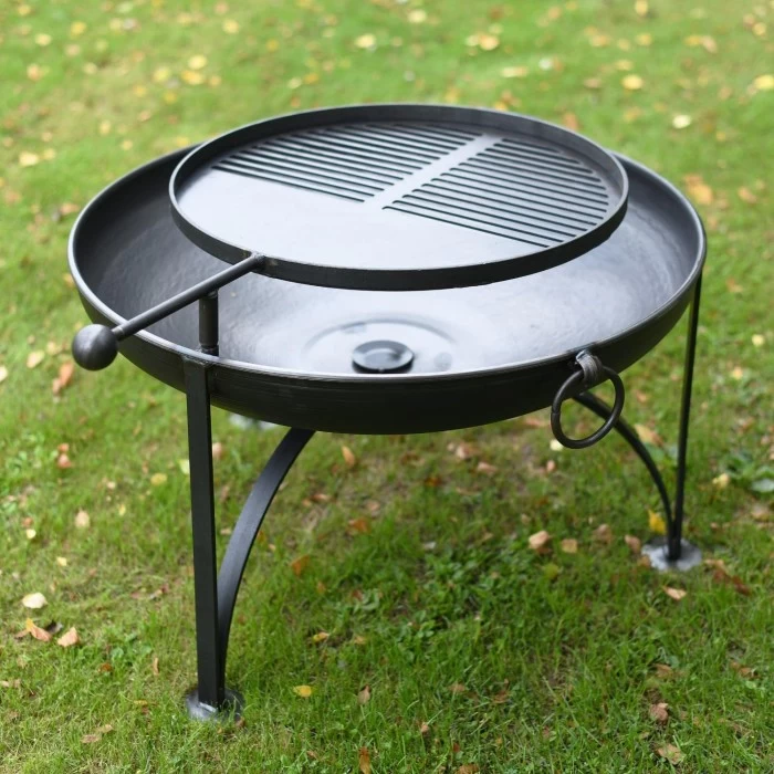 Simple "Plain Jane" Fire Bowl With Swing Arm Barbecue Rack - 70m 7 Simple "Plain Jane" Fire Bowl With Swing Arm Barbecue Rack - 70m - Image 5