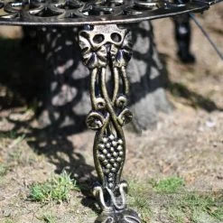 Black & Gold Ornate Tree Seat -Garden Supply Discount Store ukhng027 black gold ornate tree seat 5