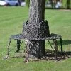Black & Gold Ornate Tree Seat -Garden Supply Discount Store ukhng027 black gold ornate tree seat 1
