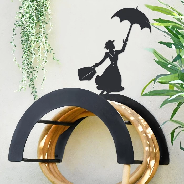 Wall Mounted Mary Poppins Iron Hose Holder 5 Wall Mounted Mary Poppins Iron Hose Holder - Image 3