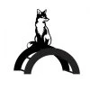 Wall Mounted Sitting Fox Iron Hose Holder -Garden Supply Discount Store ukhoh154 sitting fox hose holder 3