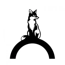 Wall Mounted Sitting Fox Iron Hose Holder -Garden Supply Discount Store ukhoh154 sitting fox hose holder 5