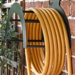 Wall Mounted Sitting Fox Iron Hose Holder -Garden Supply Discount Store ukhoh154 sitting fox hose holder 6