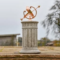 Polished Copper Armillary - 24cm -Garden Supply Discount Store ukoas001 cp m 1