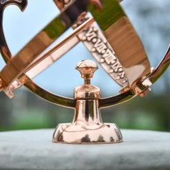 Polished Copper Armillary - 24cm -Garden Supply Discount Store ukoas001 cp m 5