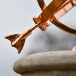 Polished Copper Armillary - 24cm -Garden Supply Discount Store ukoas001 cp m 6