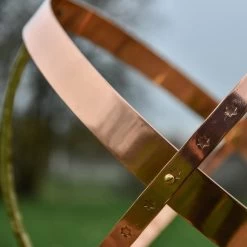 Polished Brass & Copper "Athens" Armillary - 57cm -Garden Supply Discount Store ukoas001 hs079 pbl 6