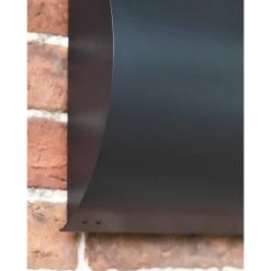 Contemporary "Urban Obsession" Black Wall Mounted Post Box 12 Contemporary "Urban Obsession" Black Wall Mounted Post Box -Garden Supply Discount Store urban obsession black wall mounted post box 1