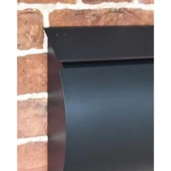 Contemporary "Urban Obsession" Black Wall Mounted Post Box 10 Contemporary "Urban Obsession" Black Wall Mounted Post Box -Garden Supply Discount Store urban obsession black wall mounted post box 6