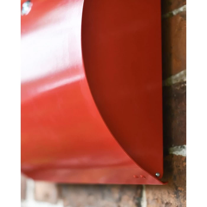 Contemporary "Urban Obsession" Red Wall Mounted Post Box 7 Contemporary "Urban Obsession" Red Wall Mounted Post Box - Image 5