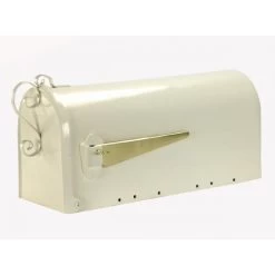 Cream American Style Mail Box
