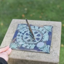Verdigris 'Four Seasons' Sundial - 200mm -Garden Supply Discount Store verdigris four seasons sundial 200mm 4