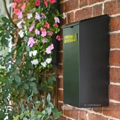 Medium "Pevensey Square” Newspaper And Parcel Holder -Garden Supply Discount Store wall mounted traditional newspaper and parcel holder