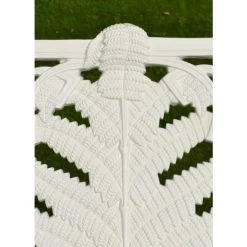 "Coalbrookdale" Reclining Garden Sun Lounger -Garden Supply Discount Store white lounger