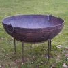 Iron Kadai Fire Bowl - 140cm -Garden Supply Discount Store wrought iron kadai fire pit 1