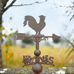 Standard Iron Rooster Weathervane In A Rustic Finish 11 Standard Iron Rooster Weathervane In A Rustic Finish -Garden Supply Discount Store wv018 standard rustic cast iron rooster weathervane 1