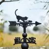 Standard Cat & Mouse Weathervane Made In Cast Iron -Garden Supply Discount Store wv021 cat mouse weathervane made in cast iron 1