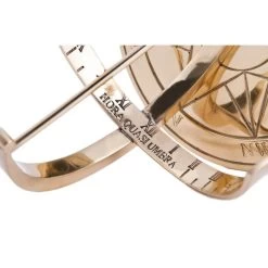 "Zenith" Polished Brass Armillary - 20cm 5 "Zenith" Polished Brass Armillary - 20cm -Garden Supply Discount Store zenith polished brass armillary close 1 1